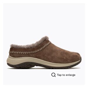Merrell Encore Ice Brown Suede Slip-On Clogs